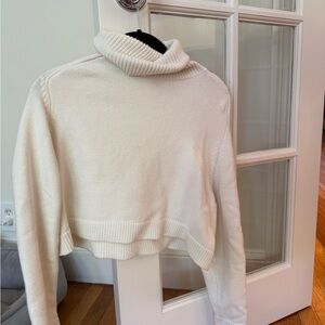 Zara Cream Cowl Neck Sweater
